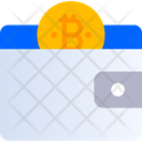 Bitcoin In Purse Bitcoin Wallet Wallet Icon