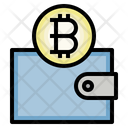 Bitcoin Wallet Pocket Money Icon