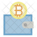 Bitcoin Wallet Pocket Money Icon