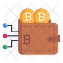 Cryptocurrency Wallet Bitcoin Wallet Billfold Icon
