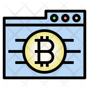 Bitcoin web  Icon