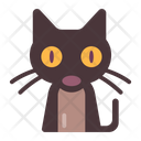 Blackcat Kitty Scary Icon