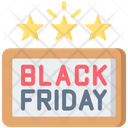 Black Friday Commerce And Shopping Rating Icon