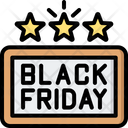 Black Friday Commerce And Shopping Rating Icon