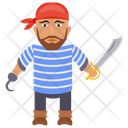 Blackbeard Pirate Pirate Character Icon