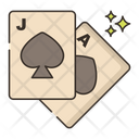 Blackjack Backcarat Card Game Icon