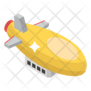 Blimp Drigible Spaceship Icon