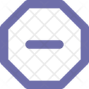 Block Octagon Stop Icon