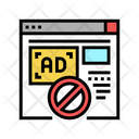 Block Advertising  Icon