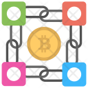 Blockchain Decentralized Network Icon
