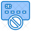 Block Credit Card Ban Card Block Card Icon