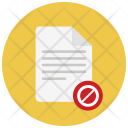 Block document Icon