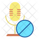 Block Microphone Icon
