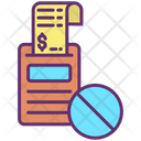 Block Payment Bill Icon