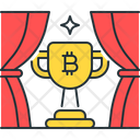 Block Reward Award Bitcoin Icon