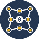 Blockchain Network Bitcoin Icon