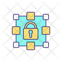 Blockchain Data Storage Icon