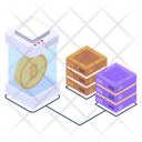 Blockchain Dataserver Blockchain Servers Bitcoin Servers Icon