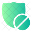Blocked Shield Icon