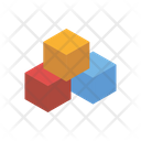 Blocks Cubes Bricks Icon