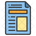 Document Blog Article Icon
