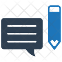 Blog comment Icon