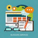 Blogging Services Seo Icon