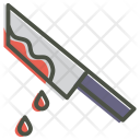 Blood Knife Halloween Icon