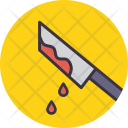 Blood Knife Halloween Icon