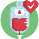 Blood Help Heart Icon