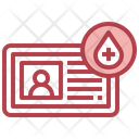 Blood Donor Card  Icon