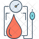 Blood Pressure Kit Hypertension Manometer Icon