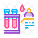 Blood Test Color Icon