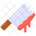 Halloween Tool Bloody Blade Bloody Cleaver Icon