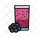 Bluberry Juice Bluberry Smoothie Icon