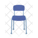 Blue empty chair  Icon