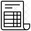Blue Print Sheet Document Icon