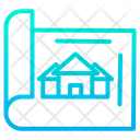 Blue Print Of House Architecture Design Of House Icon