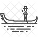 Boat Gondola Rowing Icon