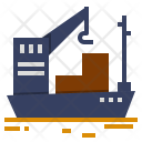 Boat Shipping Icon