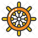 Boat Steering Wheel Icon