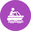 Boating Human Activity Icon