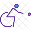 Boccia Wheelchair Disabled Icon