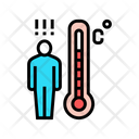 Body Temperature Patient High Icon