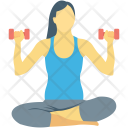 Bodybuilder Fitness Gym Icon
