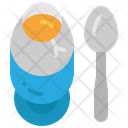 Boiled Egg Soft Breakfast Icon
