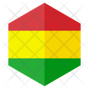 Flag Hexagon Hexagon Flag Icon