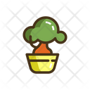 Bonsai Botany Decor Icon
