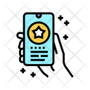 Bonus Point In Mobile Application Phone Icon