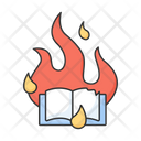 Book Burning Icon